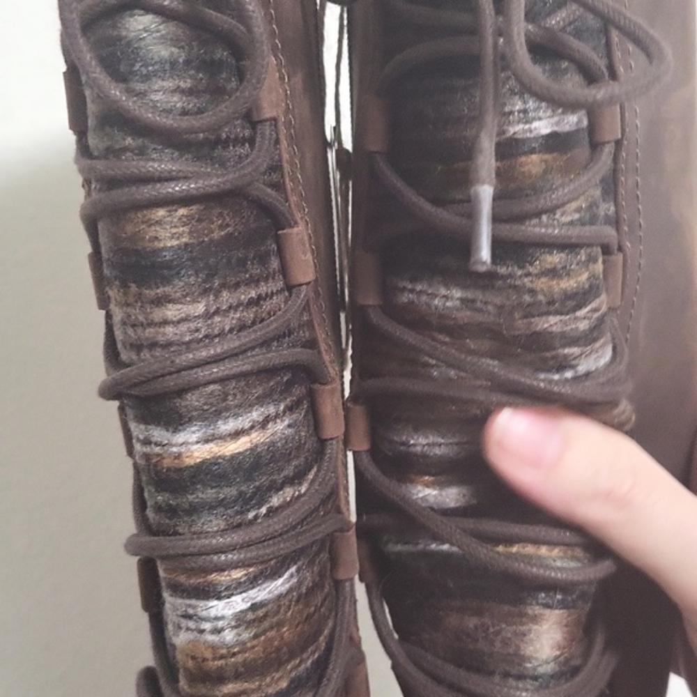 Southwestern Style Bionico Weatherproof Epping Tall Boots Size 7.5 Aztec Brown - Picture 8 of 13